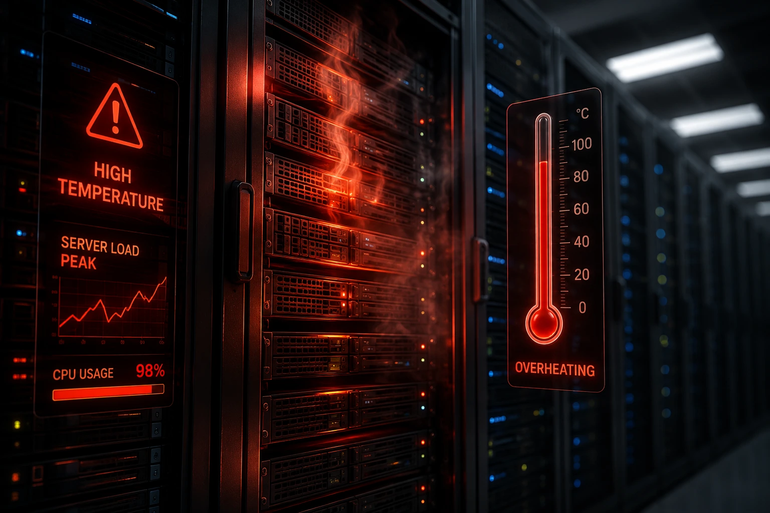 consequences of not cooling DC