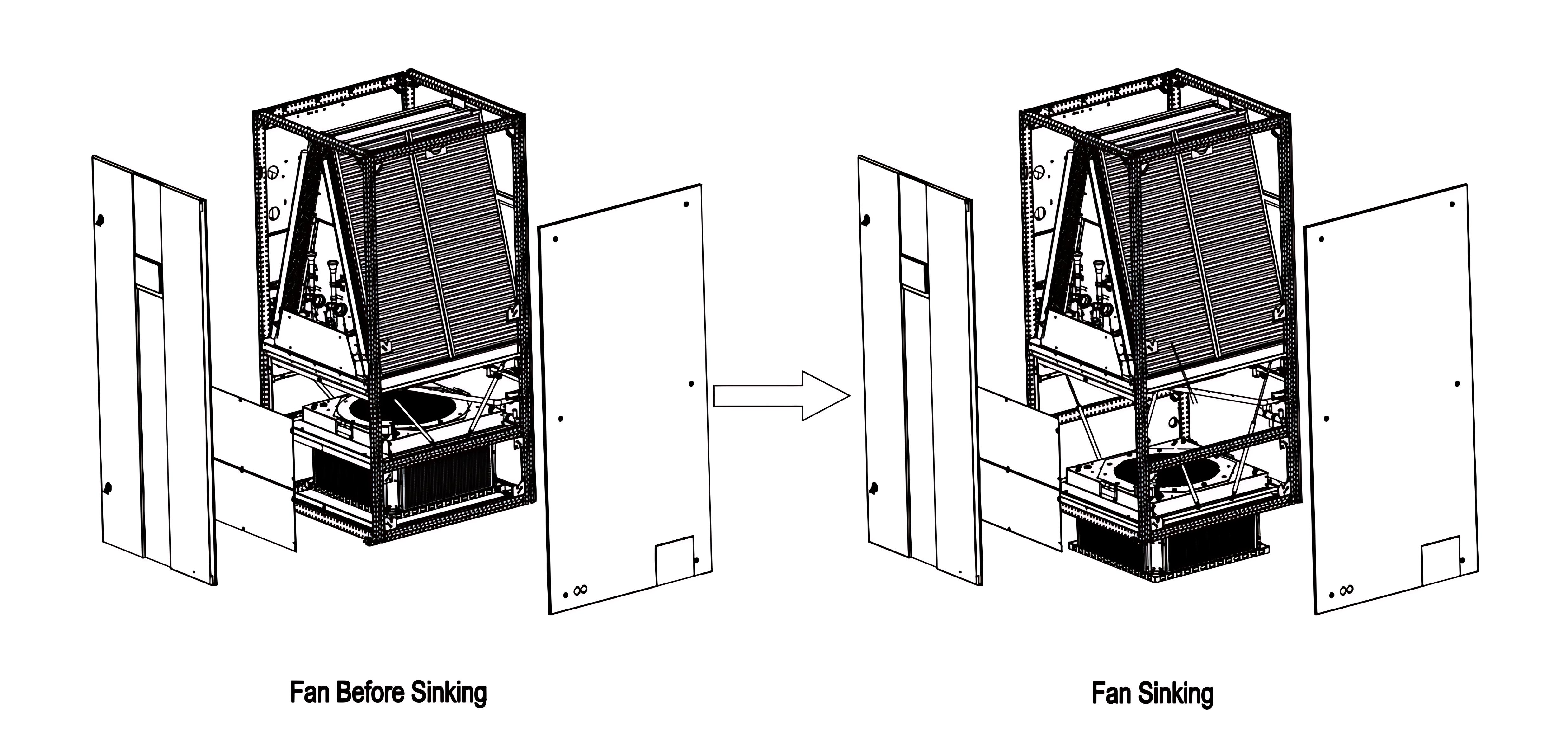 Flexible Fan Sinking Design