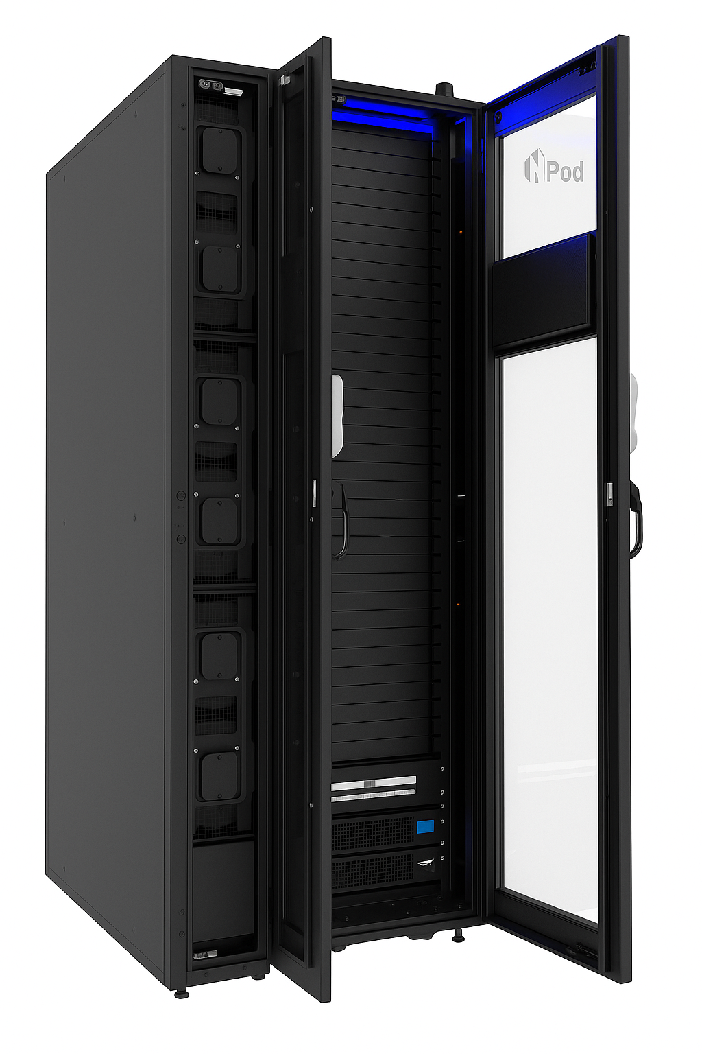 MDC with Row Split Cooling