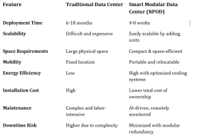 Traditional vs Smart Modular Data Center A Comparison