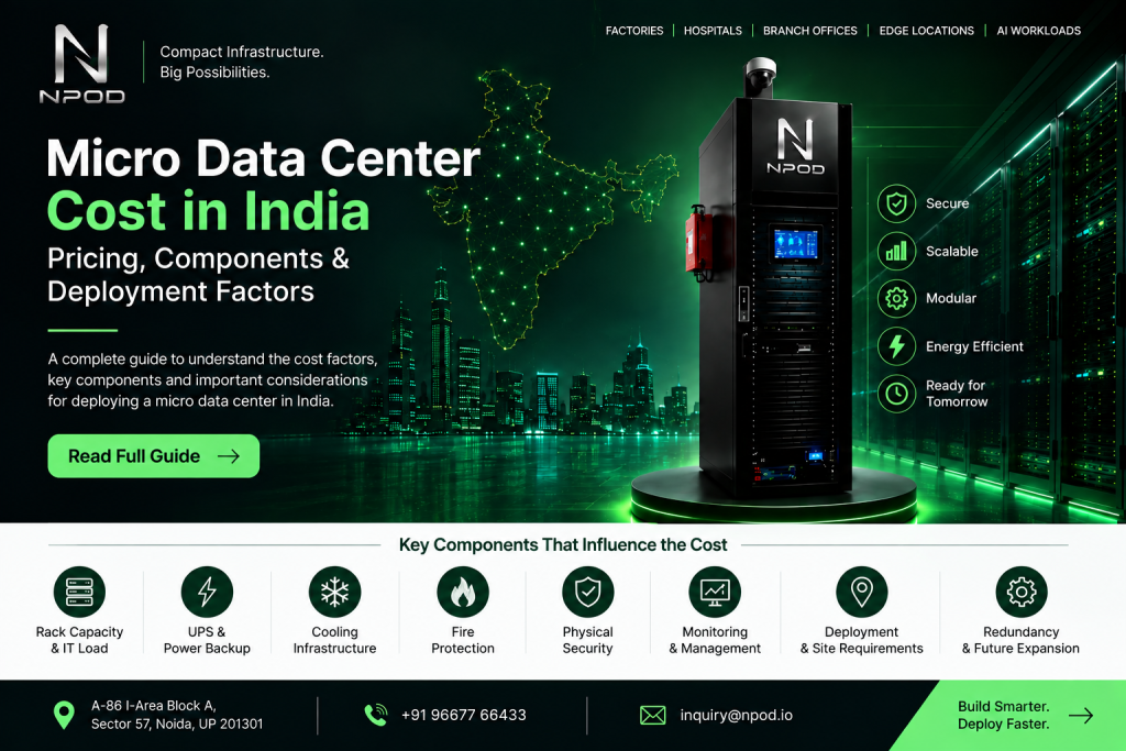Micro Data Center Cost in India Pricing, Components & Deployment Factors